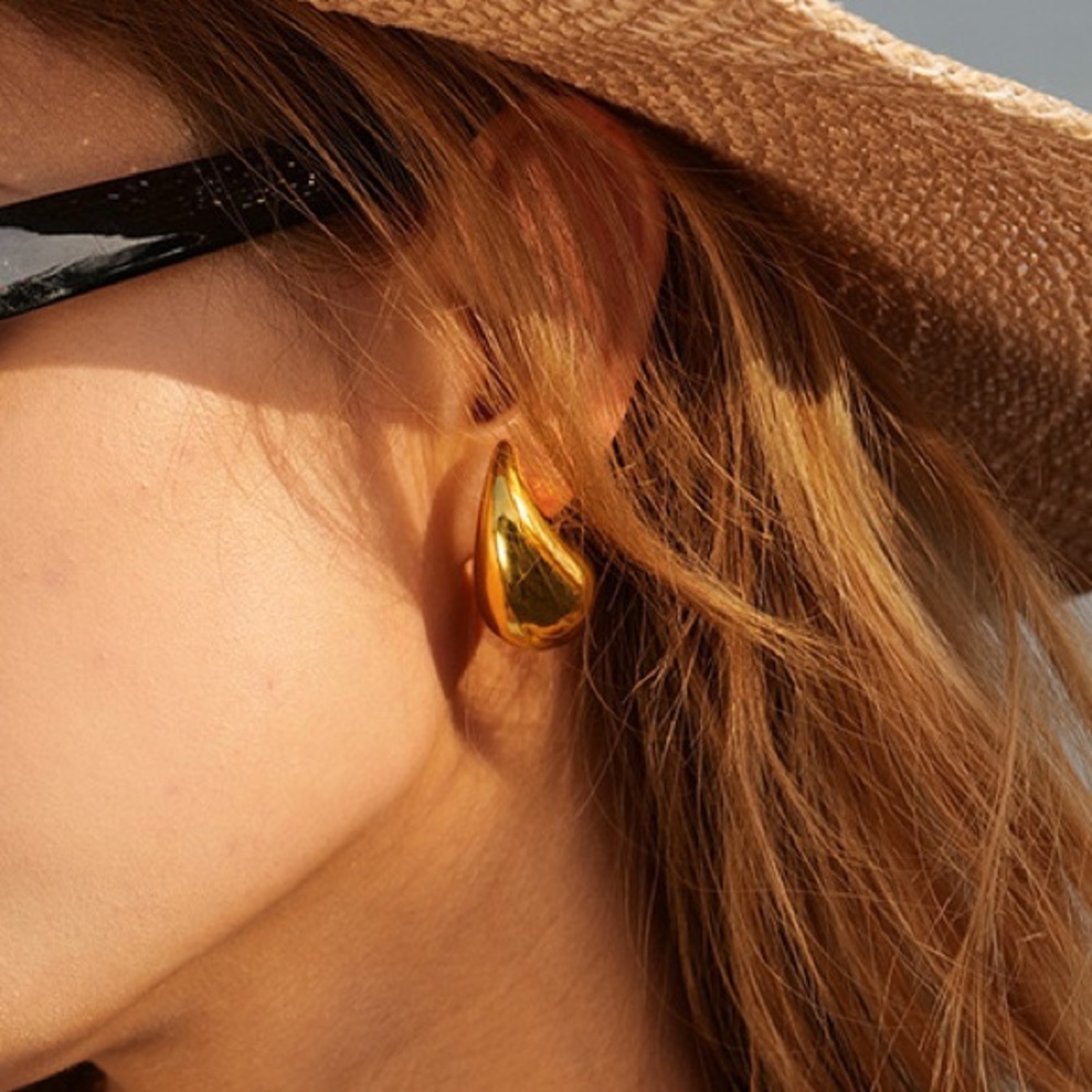 Bottega Veneta Chunky Drop Earrings - Picture 1 of 9